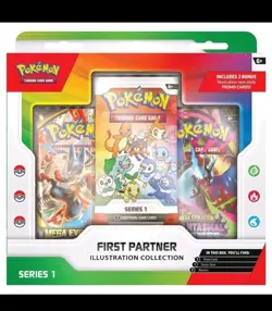 Pokemon First Partner Illustration Collection Series 1 Charmander Bulbasaur Squ… - Image 1