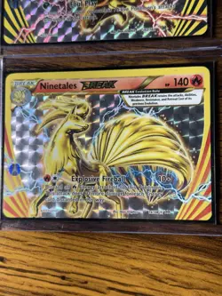 Pokemon TCG Breakthrough LOT of 4 Marowak Florges Ninetails Zoroark Rare Sleeved - Image 3