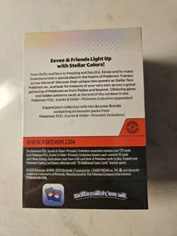 Sealed Pokemon TCG Scarlet & Violet Prismatic Evolutions (6 pk) Booster Bundle!! - Image 2