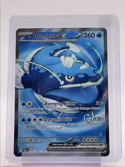 DONDOZO EX 2025 POKEMON DESTINED RIVALS ULTRA RARE C 211/182 Q2714 - Image 1