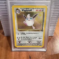 1999 Pokemon Jungle Wigglytuff #16 PSA 5 - Image 2