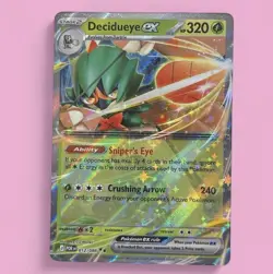 Decidueye ex 012/088 Double Rare Pokemon Mega Evolution Perfect Order Near Mint - Image 1