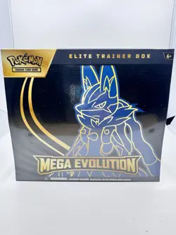 New Pokemon TCG: Mega Evolution Factory Sealed ETB Lucario [Brand New, Sealed] - Image 1