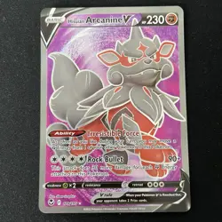 Hisuian Arcanine V 179/195 - Sword & Shield Silver Tempest - Pokemon TCG - Image 1
