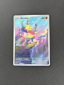 Pokemon TCG SV-White Flare Mienfoo #133/86 Illustration Rare New Mint - Image 1