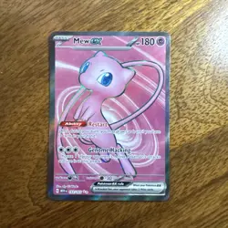 Pokemon TCG Mew EX 193/165 Ultra Rare Scarlet & Violet 151 Mint NM - Image 1