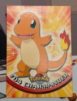 #04 Charmander 1999 TOPPS Pokemon TV EUC - Image 1