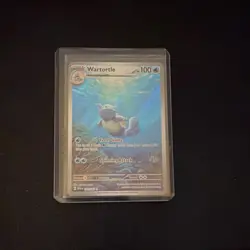 Pokemon Wartortle 171/165 Scarlet & Violet 151 Illustration Rare Holo English - Image 1