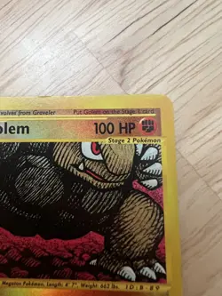 Pokemon Golem 14/165 Reverse Holo Expedition MP - Image 3