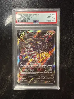 2022 Pokemon swsh fa/giratina v lost origin #186 Gem Mint 10 - Image 1