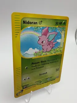 Pokemon Nidoran M Aquapolis Common Basic 50HP #96/147 English 2002 Regular - Image 3