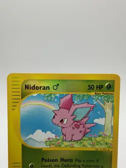 Pokemon Nidoran M Aquapolis Common Basic 50HP #96/147 English 2002 Regular - Image 4