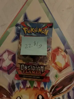 VERY HEAVY! 22.81Gram Obsidian Flames Pokemon TCG Factory Sealed Booster Pack!!! - Image 2