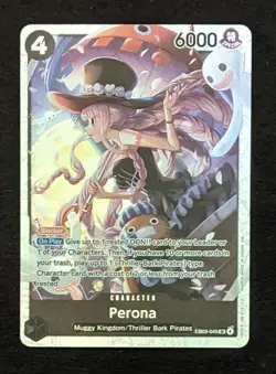 Perona EB03-045 SR English NM EB: Heroines Edition One Piece Card Game TCG - Image 1