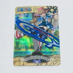 Miss Goldenweek - One Piece Trading Card Game Holo Foil Prism Cool Art Tc8 - Image 1