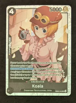 Koala EB03-042 SR English NM EB: Heroines Edition One Piece Card Game TCG - Image 1