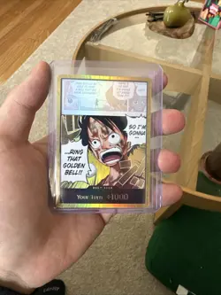 One Piece Gold DON!! OP15 ENGLISH Luffy Golden Bell - Adventure On Kamis Island - Image 1