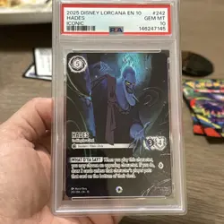 Disney Lorcana Hades Looking for a Deal Iconic PSA 10 Holo 242/204 - Image 4