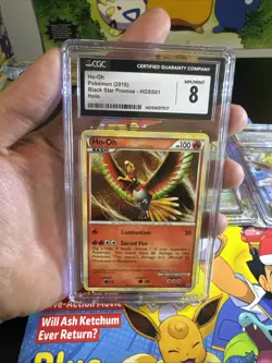 Pokemon TCG Ho-Oh HGSS01 Heartgold & Soulsilver 2010 Black Star Promo Holo HP - Image 1