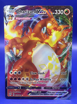 2020 Pokemon Card Charizard VMAX 020/189 SWSH03: Darkness Ablaze Full Art NM - Image 1