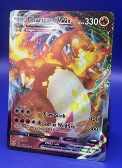 2020 Pokemon Card Charizard VMAX 020/189 SWSH03: Darkness Ablaze Full Art NM - Image 2