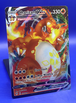 2020 Pokemon Card Charizard VMAX 020/189 SWSH03: Darkness Ablaze Full Art NM - Image 3