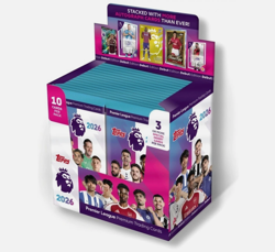 Premier League Trading Card Game Booster Box (28 Packs) - 2026 Topps - NEW - Image 1