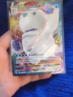 Pokemon TCG Galarian Darmanitan VMAX 037/185 Vivid Voltage Ultra Rare Card - Image 1