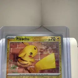 Pokemon Card Pikachu Temporal Forces Reverse Holo 051/162 Near Mint - Image 4