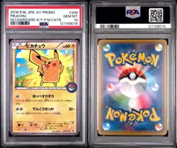 PSA 10 Pikachu PROMO 206/XY-P Pokemon Center 2016 Pokemon Card Japanese - Image 3