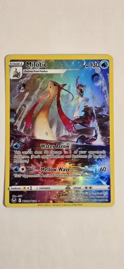Milotic & Wallace TG02/TG30 NM Silver Tempest NM Ultra Rare Pokemon Card - Image 1
