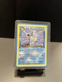 Pokemon TCG Dark Blastoise 20/82 Rare Non-Holo Card 1st Edition - Image 1