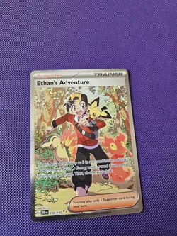 Ethans Adventure Pokemon TCG Destined Rivals Card 236/182 SIR (read) description - Image 1