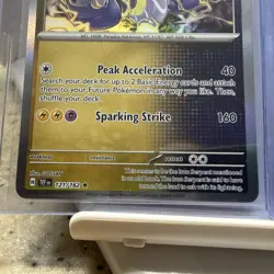 Pokemon Card Miraidon Temporal Forces Cosmo Holo Rare 121/162 Near Mint - Image 2