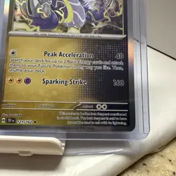 Pokemon Card Miraidon Temporal Forces Cosmo Holo Rare 121/162 Near Mint - Image 3