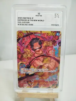 One Piece Card Game - Gol D. Roger OP09-118 Secret Rare SEC - Graded 10 Pristine - Image 1