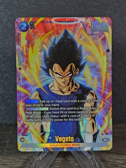 Bandai Vegeta FB05-038 SR* alt art Super Rare Foil Dragon Ball Super Card Game - Image 1