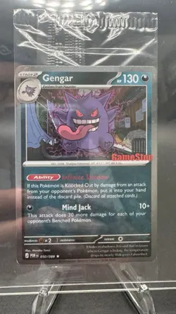 Pokemon Gengar GameStop Promo Sealed Card Pack English Exclusive 2026 - Image 1