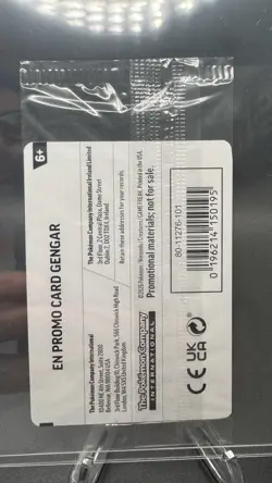 Pokemon Gengar GameStop Promo Sealed Card Pack English Exclusive 2026 - Image 2
