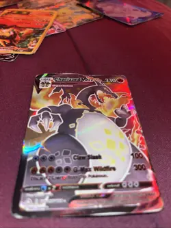 Pokemon TCG Charizard VMAX Darkness Ablaze Holo Ultra Rare Card PSA 10, 020/189 - Image 1