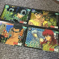 Lot of 4 Vintage TCG CCG Yu Yu Hakusho Carddass Story Collection Card G56341 - Image 1