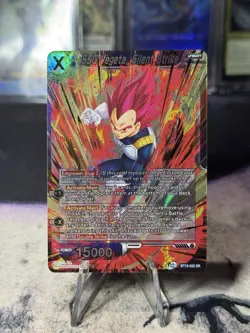 SSG Vegeta Silent Strike BT16-022 SR Foil Dragon Ball Super Card Game Near Mint - Image 1