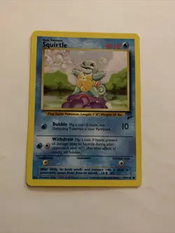 Pokemon TCG Squirtle Base Set 2 93/130 Regular Unlimited Common - Image 1