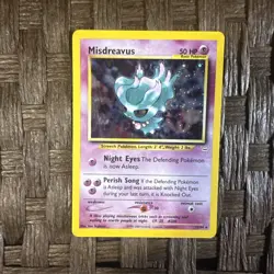 Pokemon Misdreavus Holo Rare Unlimited 11/64 Neo Revelation 50 MP Basic English - Image 1