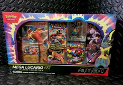 Pokemon x1 Mega Lucario EX Premium Figure Collection Brand New Factory Sealed - Image 1