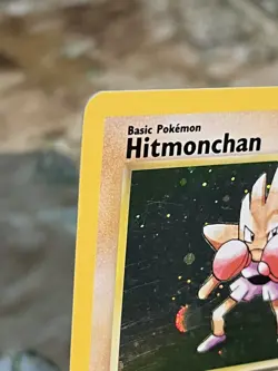 2000 Pokemon Base II Hitmonchan Holo #8 - Image 2