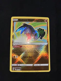 Pokemon Card Radiant Hawlucha 081/189 Radiant Rare Holo Astral Radiance TCG NM-M - Image 2