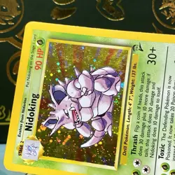 Nidoking - 11/130 - Pokemon Base Set 2 Holo Rare Card WOTC LP - Image 4