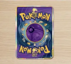 Pokemon PIKACHU TacoBell Gengar Trading Card Glossy Front Only 50 Printed - Image 2