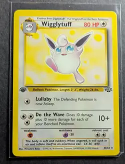 Wigglytuff - 32/64 - Pokemon Jungle 1st Edition Rare Card WOTC LP - Image 1